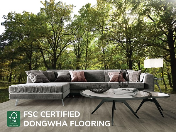 chứng nhận xanh sàn gỗ Dongwha