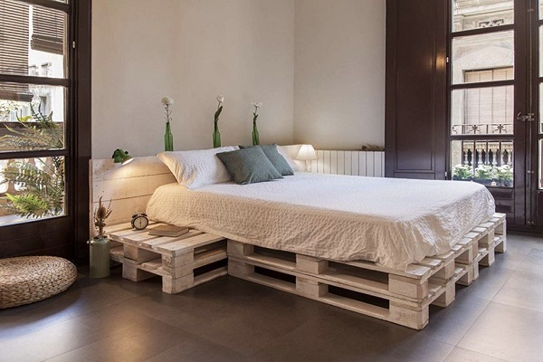 giường ngủ pallet gỗ