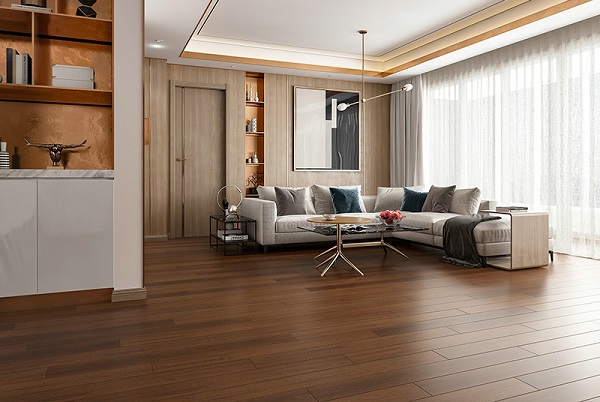 Làm sàn gỗ tự nhiên phong cách sang trọng