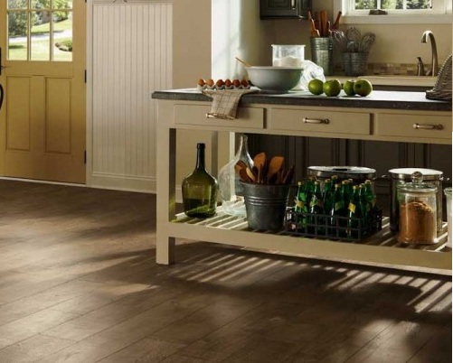 sàn gỗ cho nhà bếp