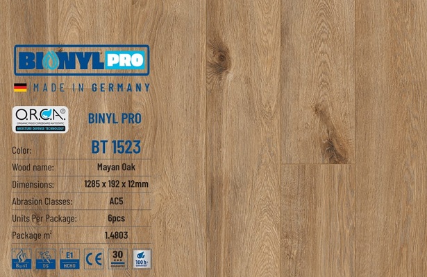 Sàn gỗ Binyl Pro 1523