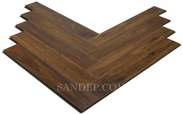 Sàn gỗ Jawa xương cá 166 cốt xanh