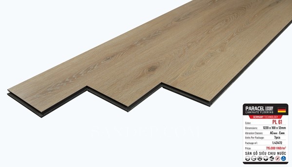 Sàn gỗ Paracel Luxury 12mm PL61