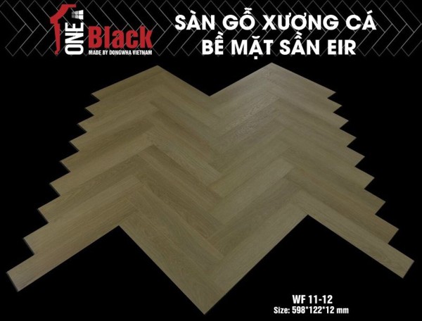 Sàn gỗ One Black xương cá W11-22