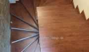 Công trình ốp sàn gỗ cầu thang