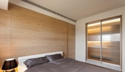 ốp tường gỗ phòng ngủ