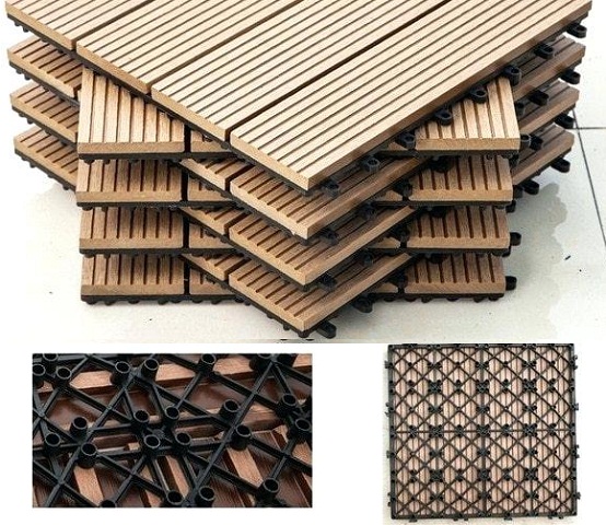 sàn gỗ nhựa composite ban công