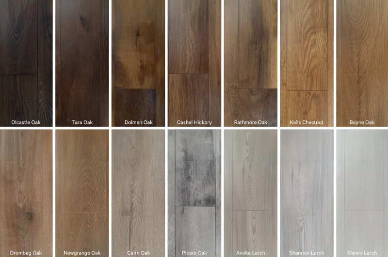 bảng màu sàn gỗ Malaysia