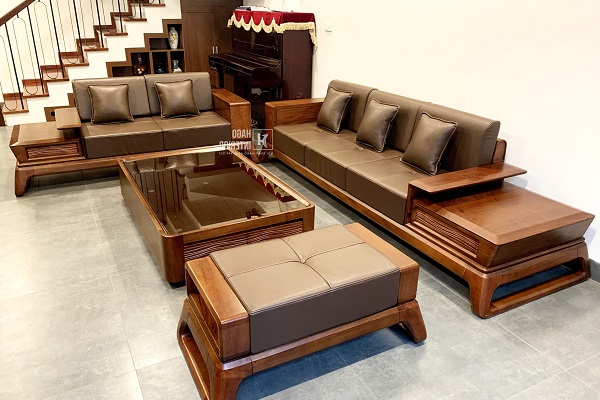 bộ sofa gỗ giáng hương