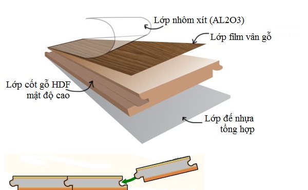 cấu tạo sàn gỗ Malaysia