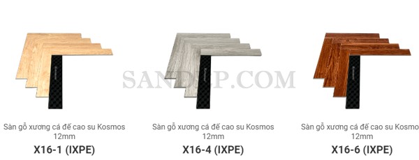 Sàn gỗ Kosmos cốt xanh xương cá 12mm