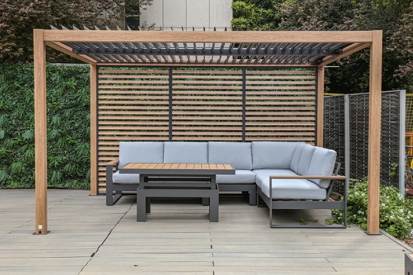 giàn lam che nắng sân vườn