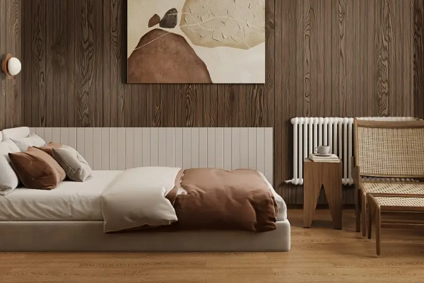 ôp tường giả gỗ phòng khách