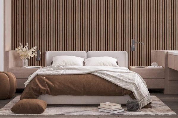 ốp tường nhựa phòng ngủ đẹp Hà Nội