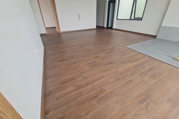 sàn gỗ 12mm lát chung cư