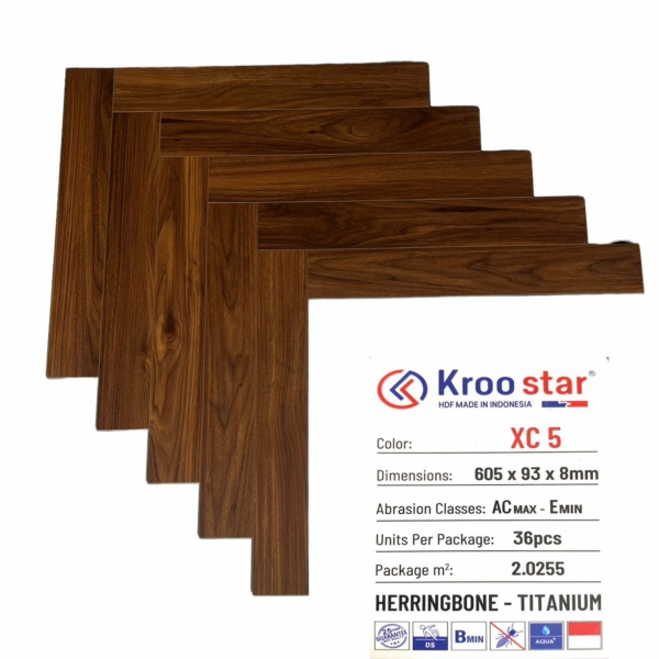 Sàn gỗ KrooStar xương cá XC5