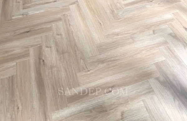 Sàn gỗ xương cá Acacia A806 cốt xanh 8mm