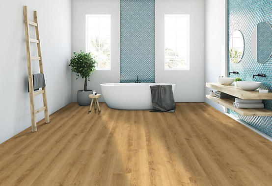sàn gỗ công nghiệp nhà tắm