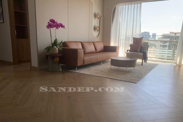 lát sàn gỗ biệt thự