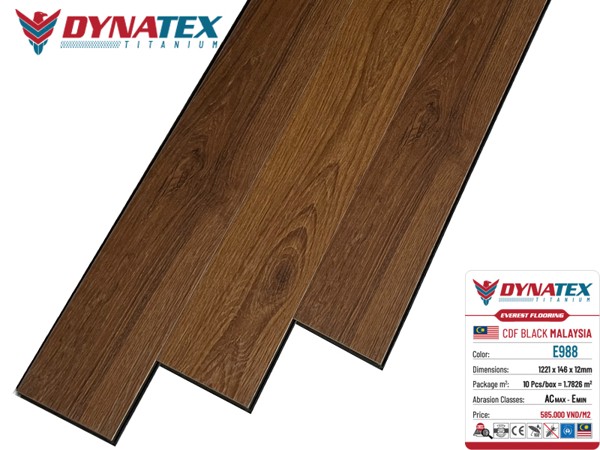 Sàn gỗ DYNATEX cốt đen E988