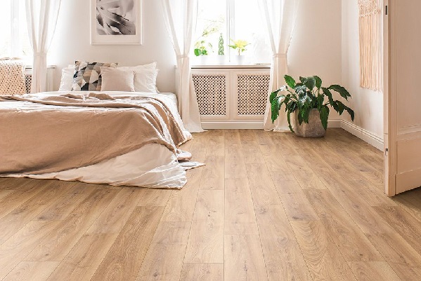 sàn gỗ elegant lát phòng ngủ