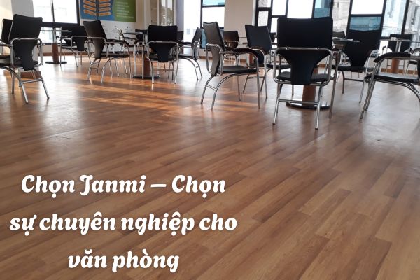 sàn gỗ janmi văn phòng