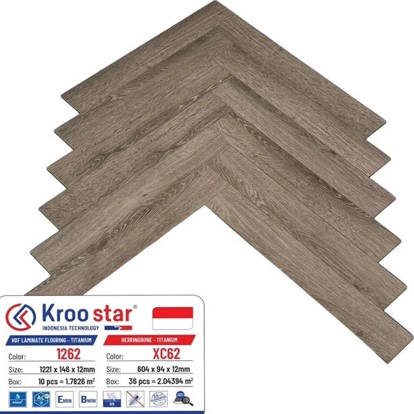 Sàn Gỗ Xương Cá KrooStar XC62