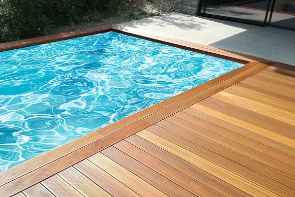 sàn gỗ teak bể bơi