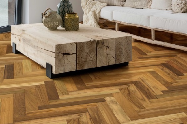 sàn gỗ teak xương cá giá rẻ