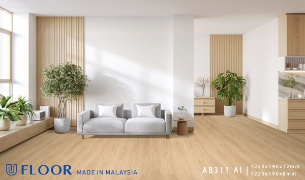 Vân gỗ sàn gỗ U FLOOR AB311 AI