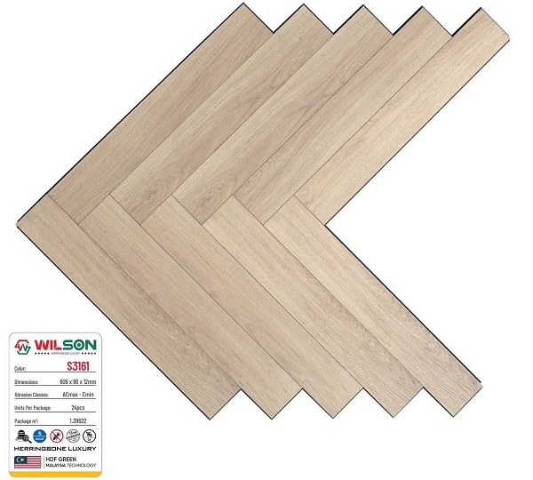 sàn gỗ Wilson xương cá S3161