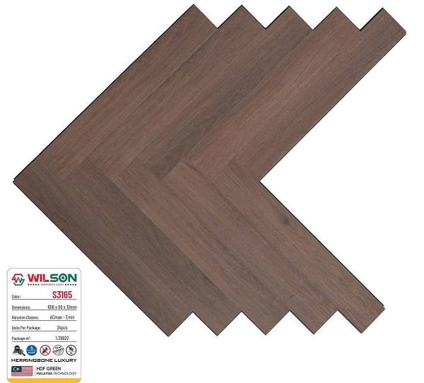 Sàn gỗ Wilson xương cá S3165