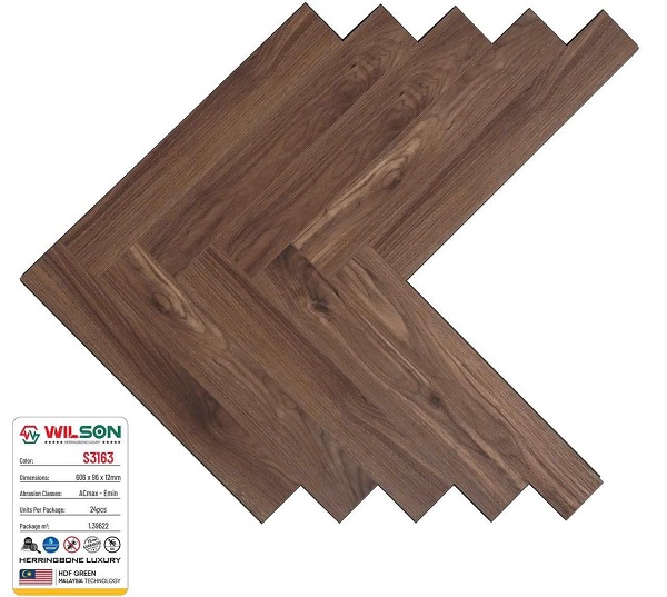 sàn gỗ xương cá Wilson S3163
