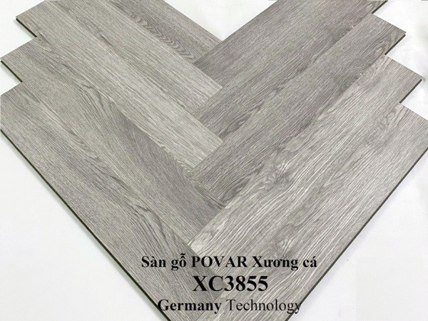 Sàn gỗ Povar XC3855 – Ghi sồi thanh thoát