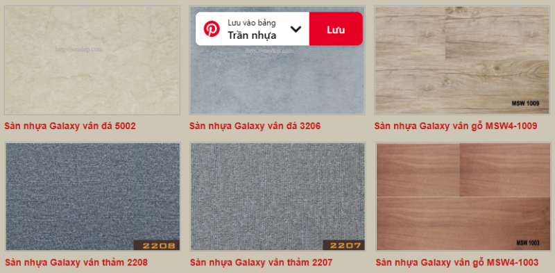 sàn nhựa Galaxy Quảng Ninh