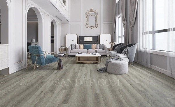 Sàn nhựa giả gỗ hèm khóa tại chung cư