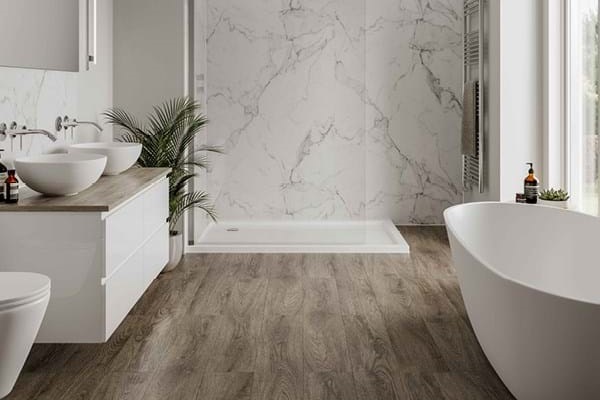 tấm nhựa ốp tường nhà tắm đẹp