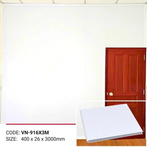 Vách ngăn nhựa giả gỗ 2 mặt Galawood VN-916