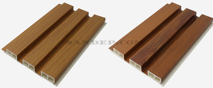 tấm ốp nhựa giả gỗ lam 3 sóng